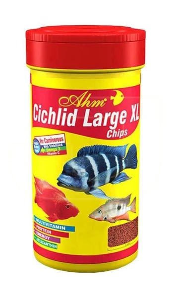 Ahm Large XL Cichlid Granulat Granül Balık Yemi 250 ml ürün görseli 1