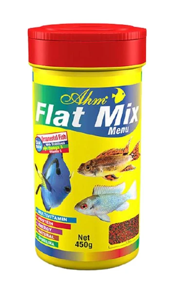 Ahm Flat Mix Menu Balık Yemi 1000 ml ürün görseli 1