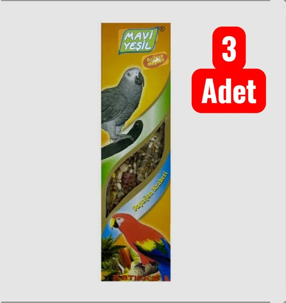 Mavi Yeşil Ballı ve Meyveli  Papağan krakeri ürün görseli 1