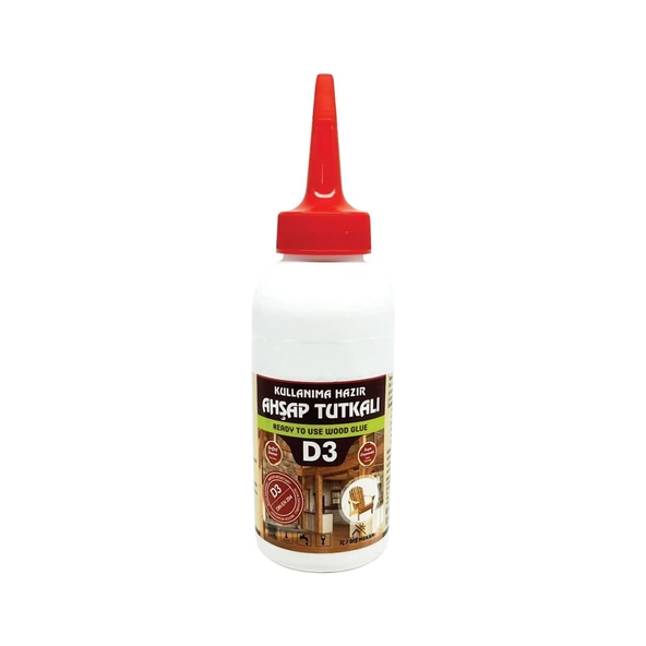 Hazır Ahşap Tutkalı 150 gram Şeffaf D3 Mobilya Mdf Sunta Kumaş Kağıt DIY Uygulamalarında Yapıştırıcı ürün görseli 1