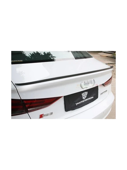 Audi A3 Sedan 8V 2013-Sonrası Uyumlu Parlak Siyah S3 Spoiler ürün görseli 1