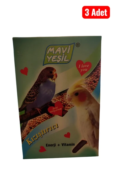 Mavi yeşil papağan ve muhabbet kuş kızıştırıcı ürün görseli 1