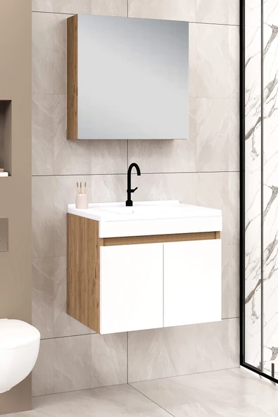 65 cm Saura Banyo Dolabı - Resim 2