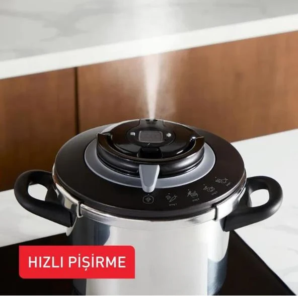 TEFAL Clipso+Chef 6lt Düdüklü Tencere - Resim 2