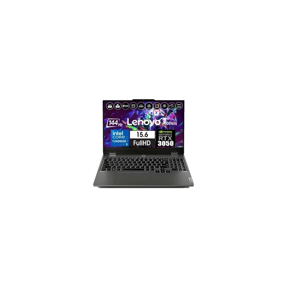 Loq 15IAX9 I5-12600HX 32GB 1tb 6gb RTX3050 15.6" Freedos 83GS00P8TR K8 ürün görseli 1