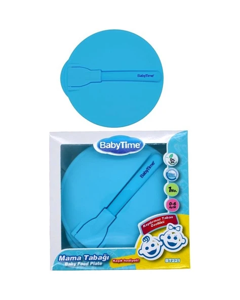 Babytime BT221 Mama Tabağı Mavi ürün görseli 1