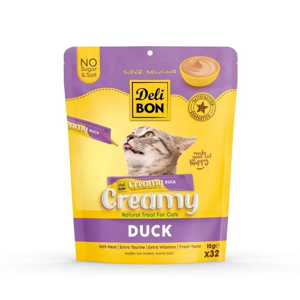 Delibon Creamy Ödül Maması Ördekli 15gr 32li Paket ürün görseli 1