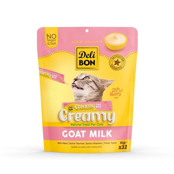 Delibon Creamy Ödül Maması Keçi Sütlü 15gr 32li Paket ürün görseli 1