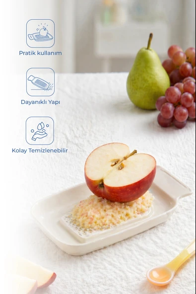 Babyjem Kırılmaz Pratik Bebek Meyve Rende Ekru ürün görseli 1