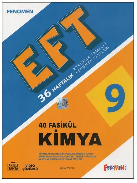Fenomen 9.Sınıf EFT Kimya Fasikül Testleri ürün görseli 1