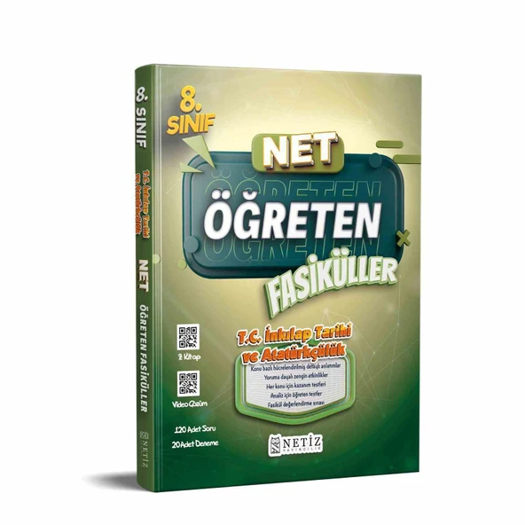 Netiz 8.Sınıf İnkılap Tarihi Ve Atatürkçülük Net Fasiküller ürün görseli 1