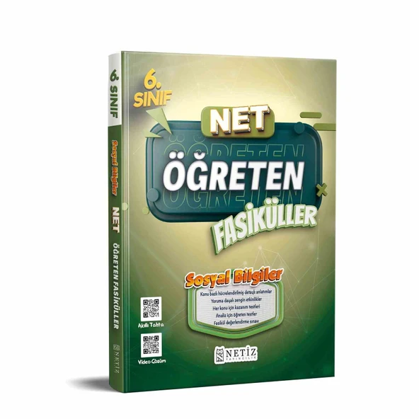 Netiz 6.Sınıf Sosyal Net Fasiküller ürün görseli 1