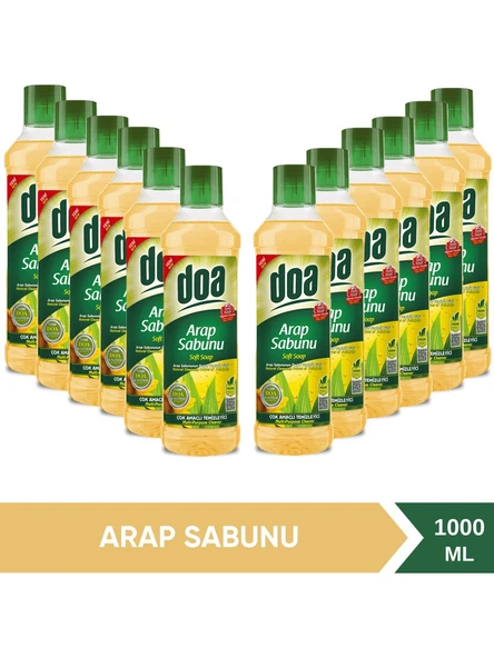 Doa Sıvı Arap Sabunu 1 Lt Vegan x 12 Adet ürün görseli 1