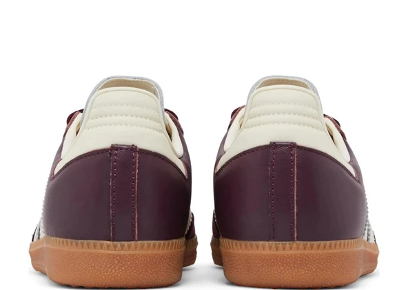 Adidas Samba OG Maroon Gold Metallic - Resim 3