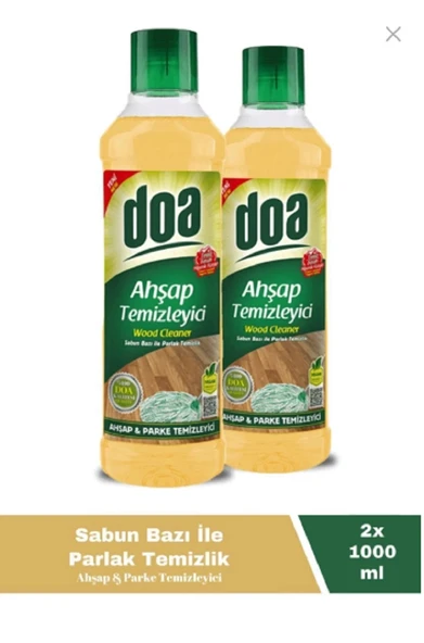 Doa Ahşap Ve Parke Temizleyici 1 Lt x 2 Adet ürün görseli 1