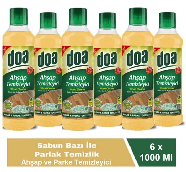 Doa Ahşap Ve Parke Temizleyici 1 Lt x 6 Adet ürün görseli 1