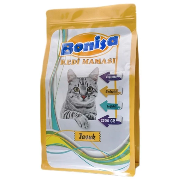 Yetişkin Kedi Maması - Bonisa - Tavuklu - 2.5 Kg ürün görseli 1