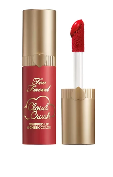 Too Faced Cloud Crush Whipped Lip & Cheek - Dudak Ve Yanak Renklendiricisi - Red Velvet ürün görseli 1