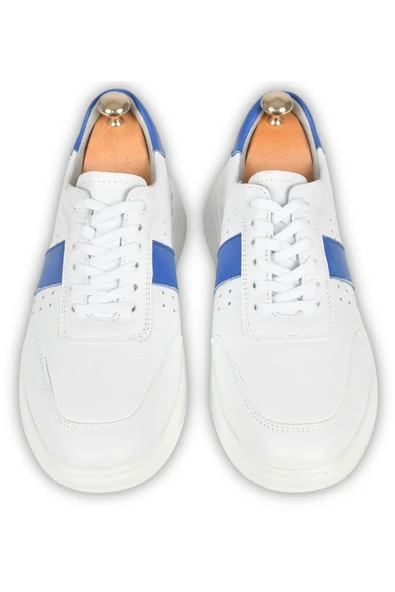 DeepSEA Bağcıklı Ortopedik Poli Taban Orjinal Deri Spor Sneaker Ayakkabı 2509956 ürün görseli 1