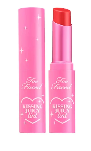 Too Faced Kissing Juicy Tint - Renkli Dudak Balsamı - Sour Watermelon ürün görseli 1