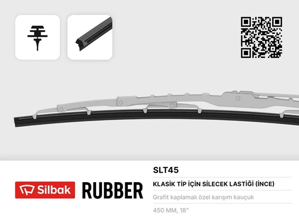 SİLECEK LASTİĞİ 450MM TEL TAKILAN PALIO-SIENA YOLCU TARAFI ORJİNAL LASTİĞİ ürün görseli 1