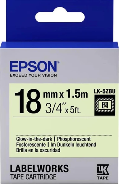 Epson LK-4YBP Pastel Sarı Üzeri Siyah 12mm 9Metre Etiket ürün görseli 1