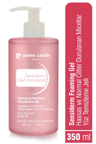 Pierre Cardin Sensiderm Foaming Gel Hassas ve Normal Ciltler Durulanan Micellar Yüz Temizleme Jeli 350 ml ürün görseli 1