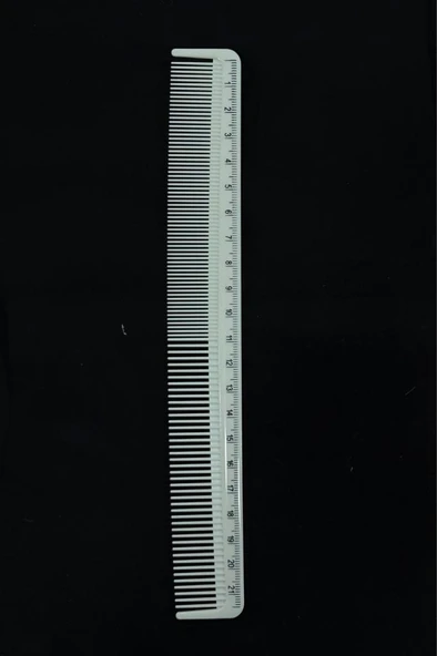 Nano Absolute Cetvelli Tarak 21 cm Beyaz E-018 - Resim 2