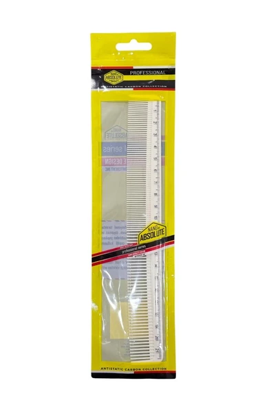 Nano Absolute Cetvelli Tarak 21 cm Beyaz E-018 ürün görseli 1