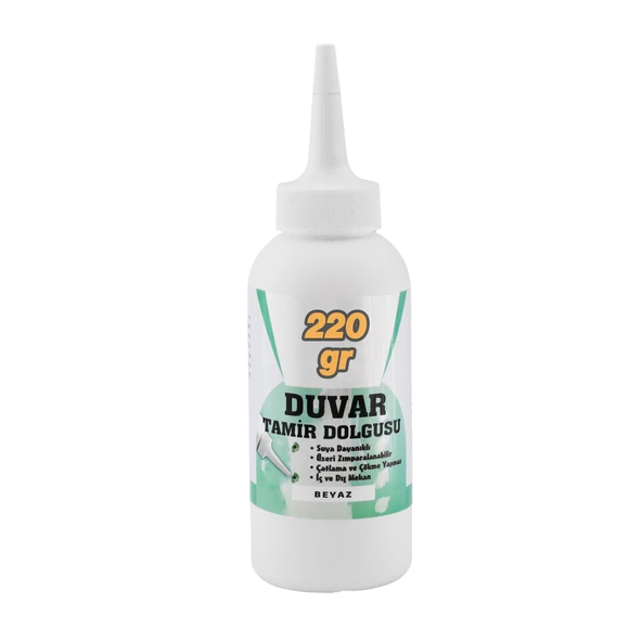 Pratik Duvar Çatlak Delik Giderici Tamir Dolgusu ( 220 gr ) Beyaz Macun Boşluk Doldurucu Onarıcı ürün görseli 1
