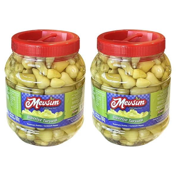 Mevsim Biberiye Turşusu 1350 gr x 2 Adet ürün görseli 1