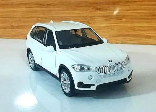 Oyuncak Metal Model Araba 1/36 Çek Bırak Beyaz Bmw X5 ürün görseli 1