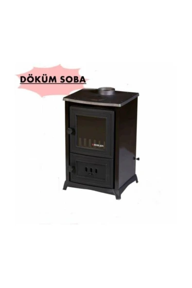 Süsler Mini Şömine Soba Ss-5032 Kömür Odun Sobası Şömineli ürün görseli 1