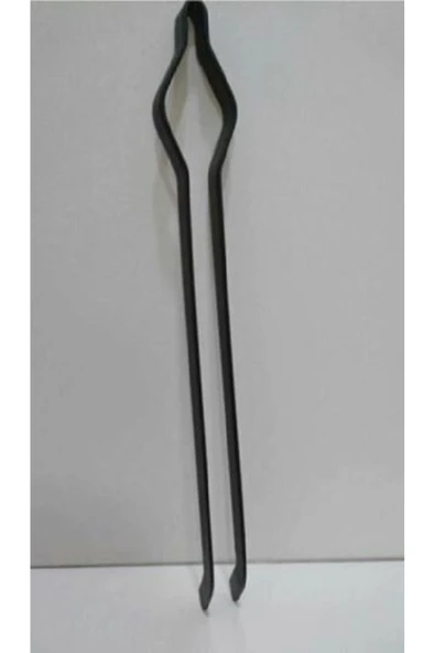 sobapark Demir Maşa Ateş Maşası Köz Maşası Odun Kömür Kestane Mangal Maşası 60 cm KALIN DEMİR MAŞA ürün görseli 1