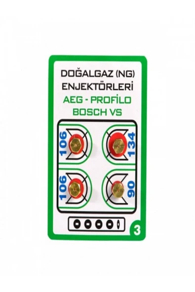 Doğuş Doğalgaz Ocak Memesi Enjektörü 7 Mm 7 Lokma Dönüşüm Seti ürün görseli 1