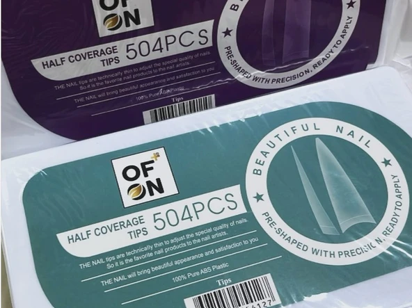 OFON Jel Tips Clear 504 pcs BADEM ürün görseli 1