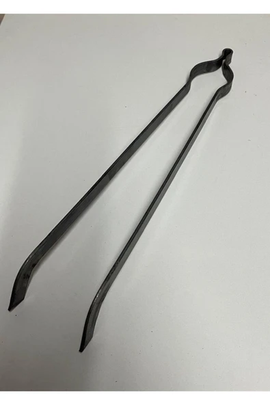 sobapark Demir Maşa Ateş Maşası Köz Maşası Odun Kömür Kestane Mangal Maşası 60 cm KALIN DEMİR MAŞA ürün görseli 1