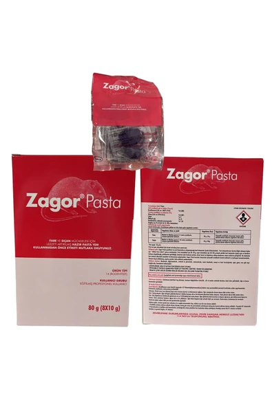 Zagor Pasta Fare Ilacı Fare Sıçan Mücadelesi Lezzeti Arttırılmış Hazır Pasta Yem ürün görseli 1