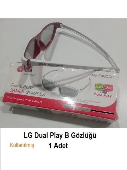 Lg Dual Play Gözlük 1 Adet B Numaralı Gözlük Kullanılmış ürün görseli 1