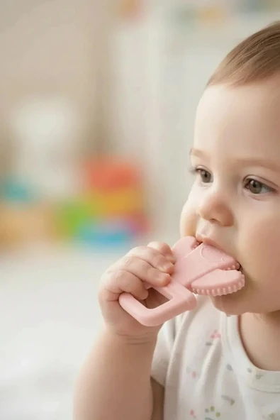 Babyjem Yumuşak Diş Kaşıyıcı Kaktüs Pembe ürün görseli 1