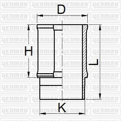 MOTOR GÖMLEĞİ R9-R12 1400 76.00 ÇAP STD ürün görseli 1