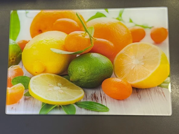 Coşev Temperli Kırılmaz Cam Kesim Panosu 20x30cm Desen4 ürün görseli 1