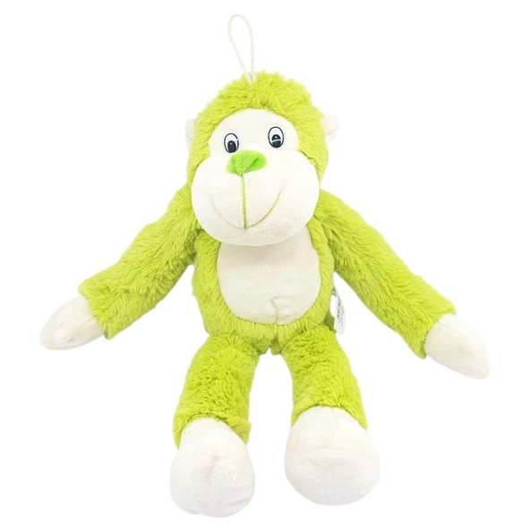 Peluş Maymun 40 cm - Yumuşak Peluş - G5501 - Yeşil ürün görseli 1