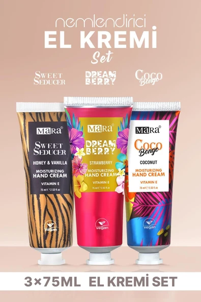 Nemlendirici El Kremi 3'lü Set ürün görseli 1