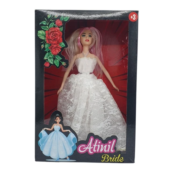 Atinil Gelin Bebek 30 cm - KMB-922 ürün görseli 1