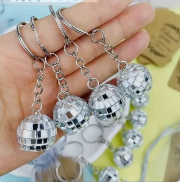 Disko Topu Anahtarlık - 3 Cm (1 ADET) ürün görseli 1