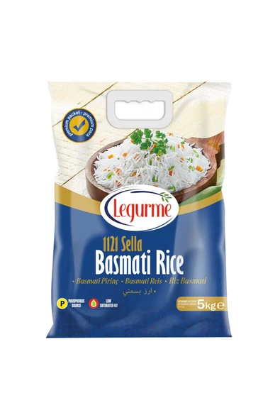 YAYLA LEGURME BASMATİ PİRİNÇ 5 kg ürün görseli 1