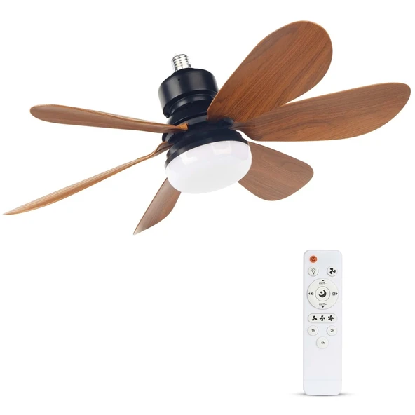 Shoamı T0522 Kumandalı Aydınlatmalı Vantilatör ( 3 Renk Işık ) ürün görseli 1