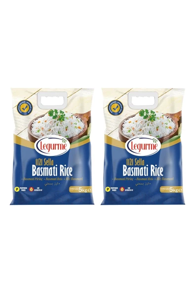 Yayla Legurme Basmati Pirinç 1121 Sella 5 kg x 2 Adet (10 kg) ürün görseli 1