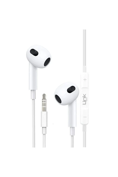 H308 Stereo 3.5mm aux girisli mikrofonlu kulak ici kablolu kulaklik ürün görseli 1